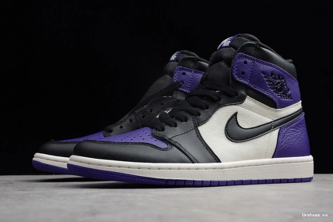 Purple' Retro 'Court Jordan 555088-501 High 1 OG Air 0720